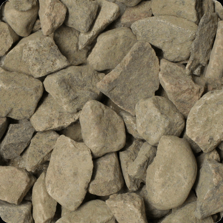 Natural stone ½ - ¾