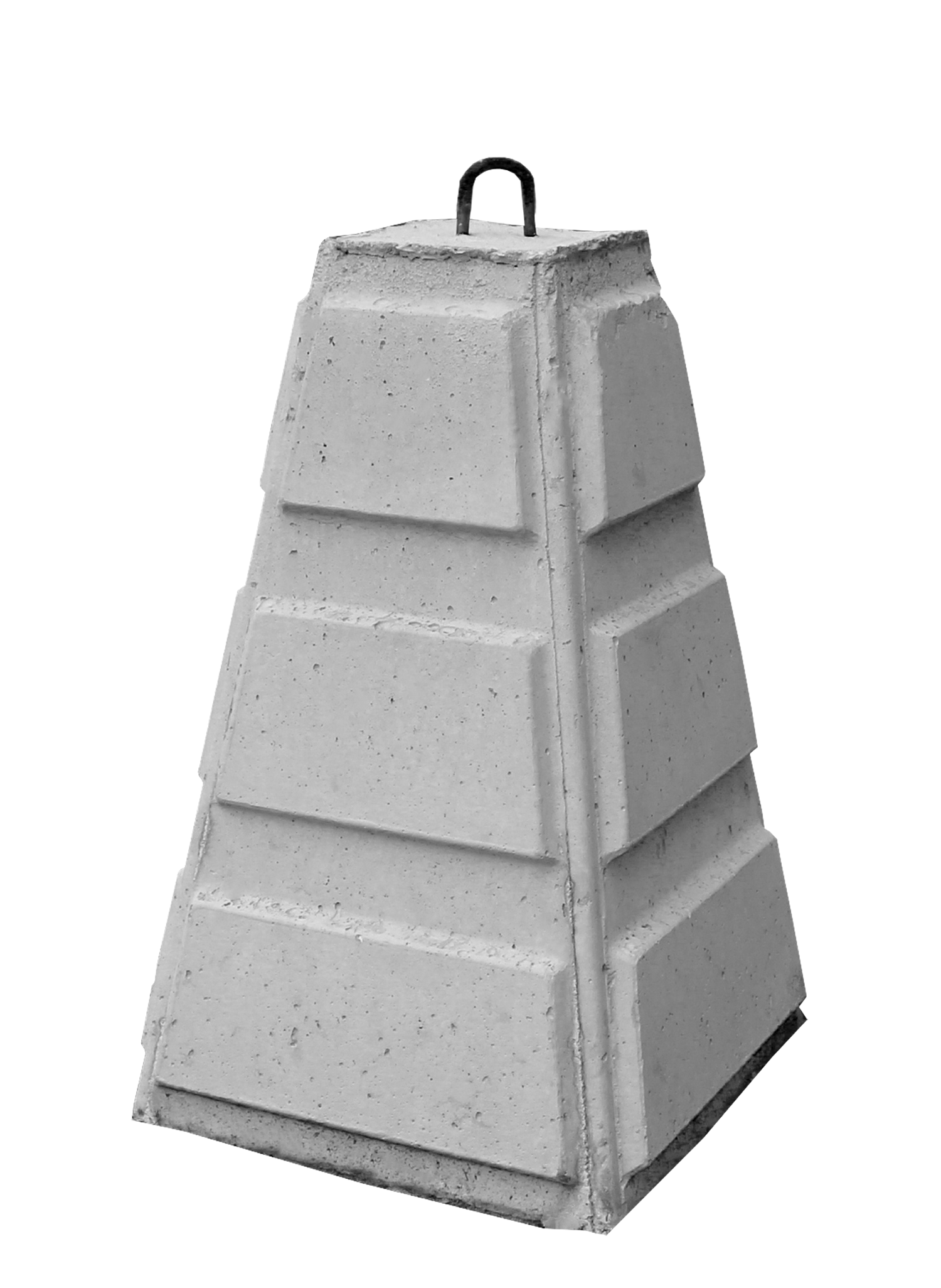 Pesée pyramidale en béton