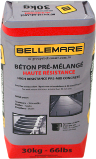 Sac béton pré-mélangé Haute Résistance