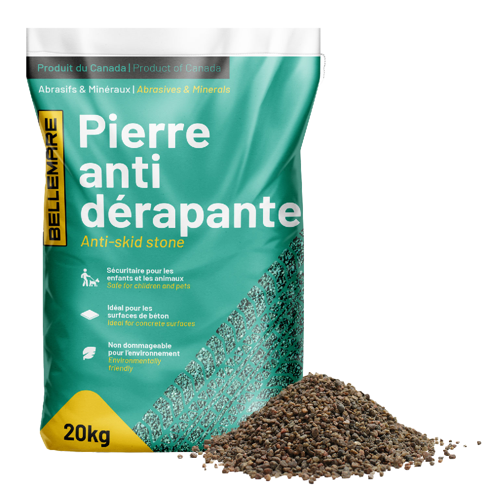 Pierre antiderapante