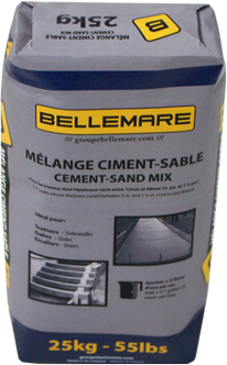 Sac mélange ciment-sable